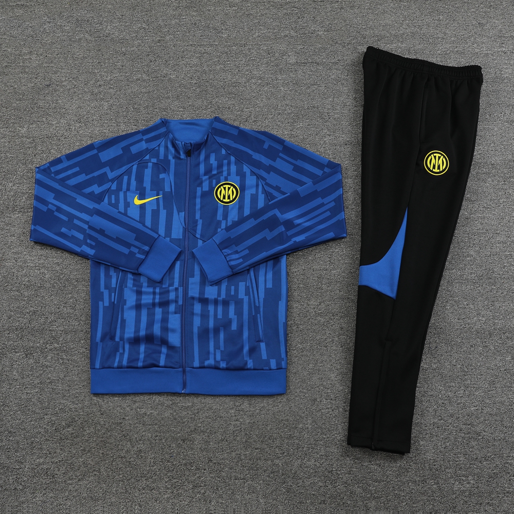 Inter Milan 23-24 Jacket Training Tracksuit - Blue - UnitedFutballJersey