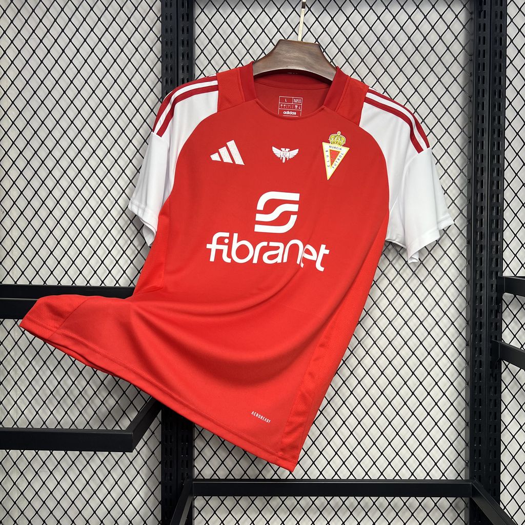 Real Murcia 24-25 Home Jersey - Fans Version - UnitedFutballJersey