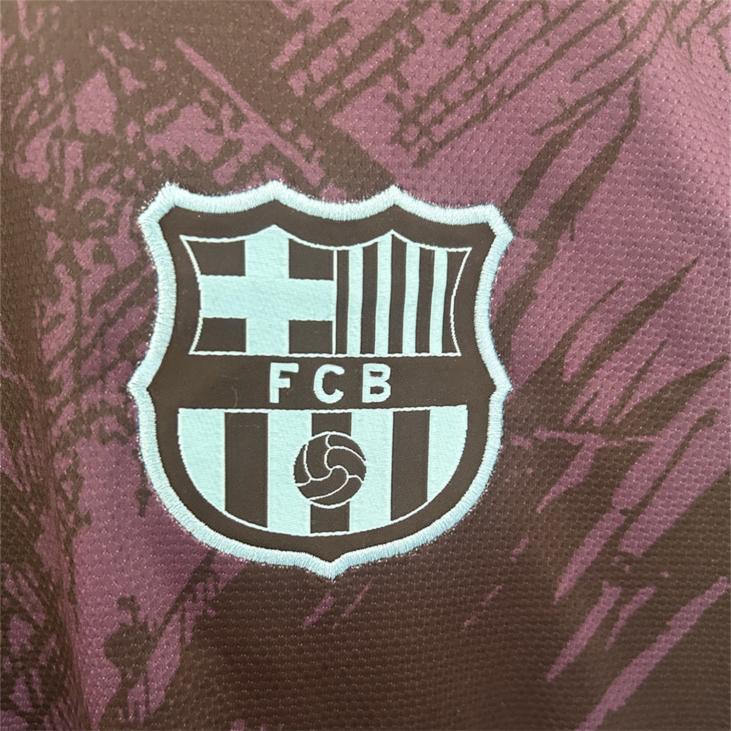 Barcelona 25-26 Purple Lion Black Jersey - Fans Version - UnitedFutballJersey