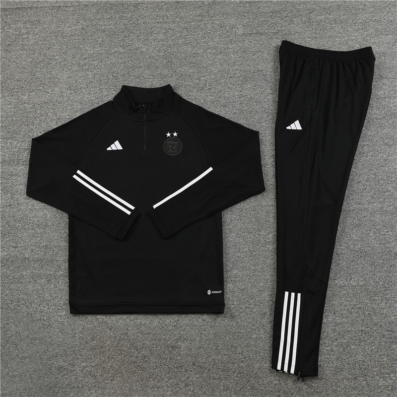 Algeria 23-24 Long Sleeve Training Set -Black - UnitedFutballJersey