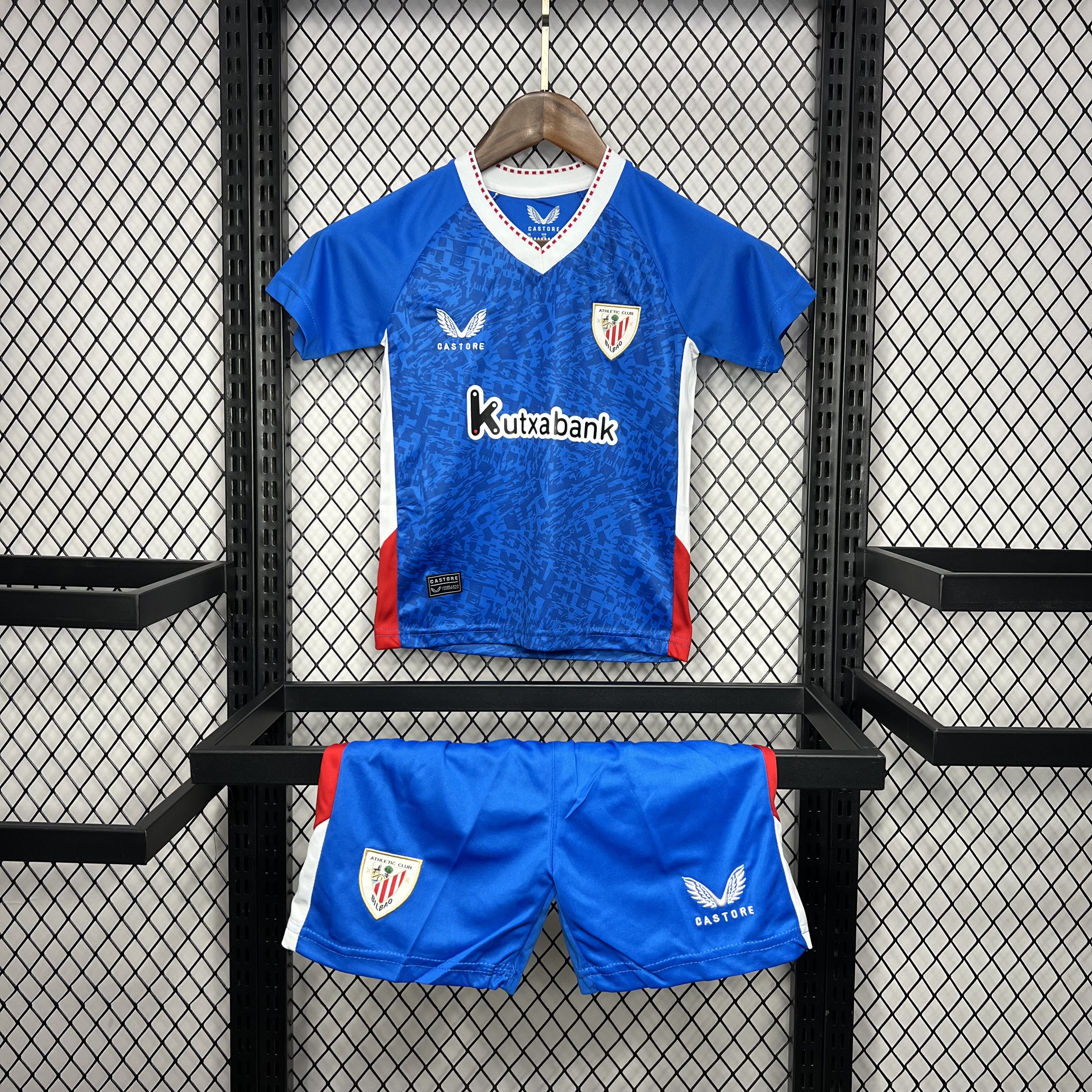 Athletic Bilbao 24-25 Away Kids Kit - UnitedFutballJersey