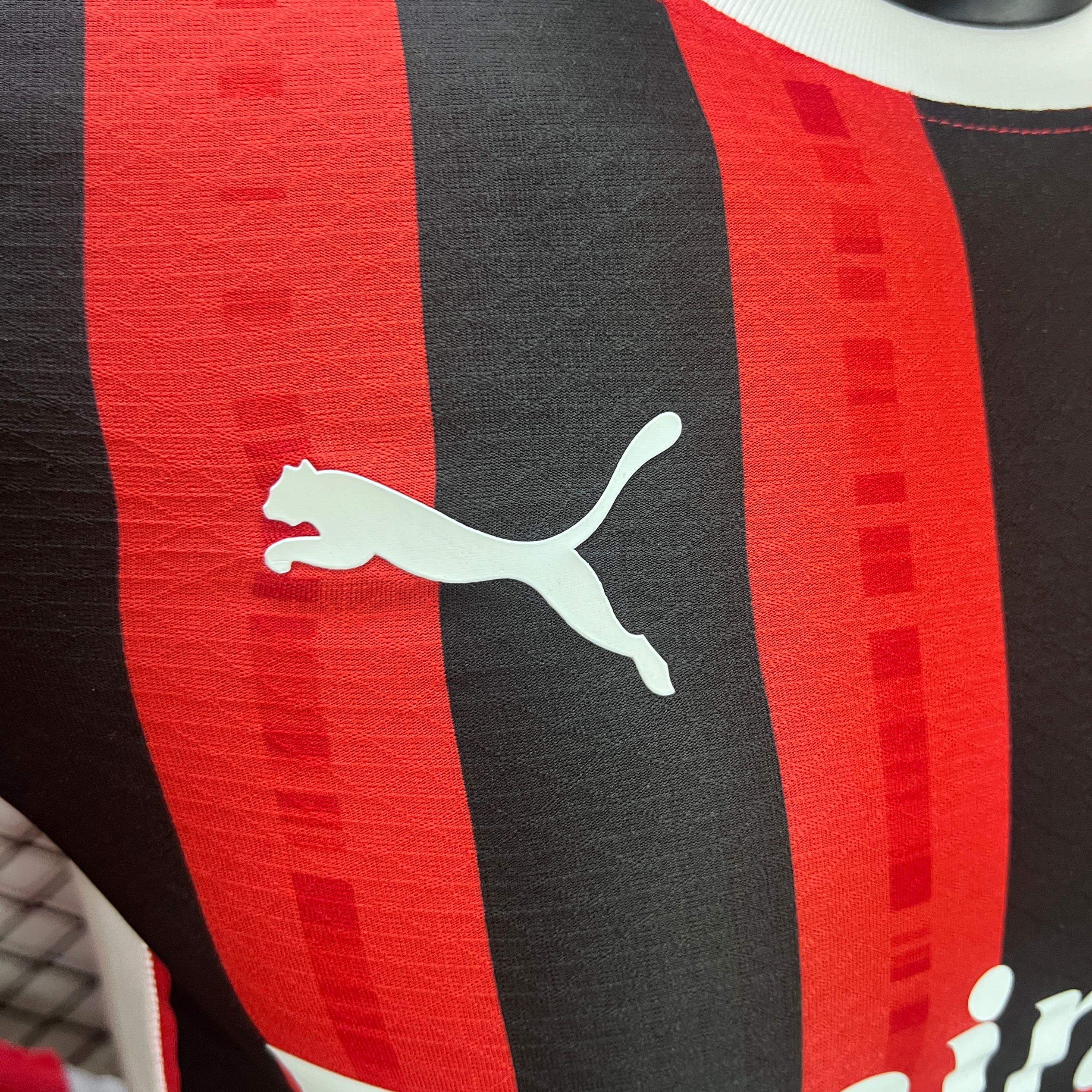 AC Milan 24-25 Home Long Sleeve Jersey - Player Version - UnitedFutballJersey
