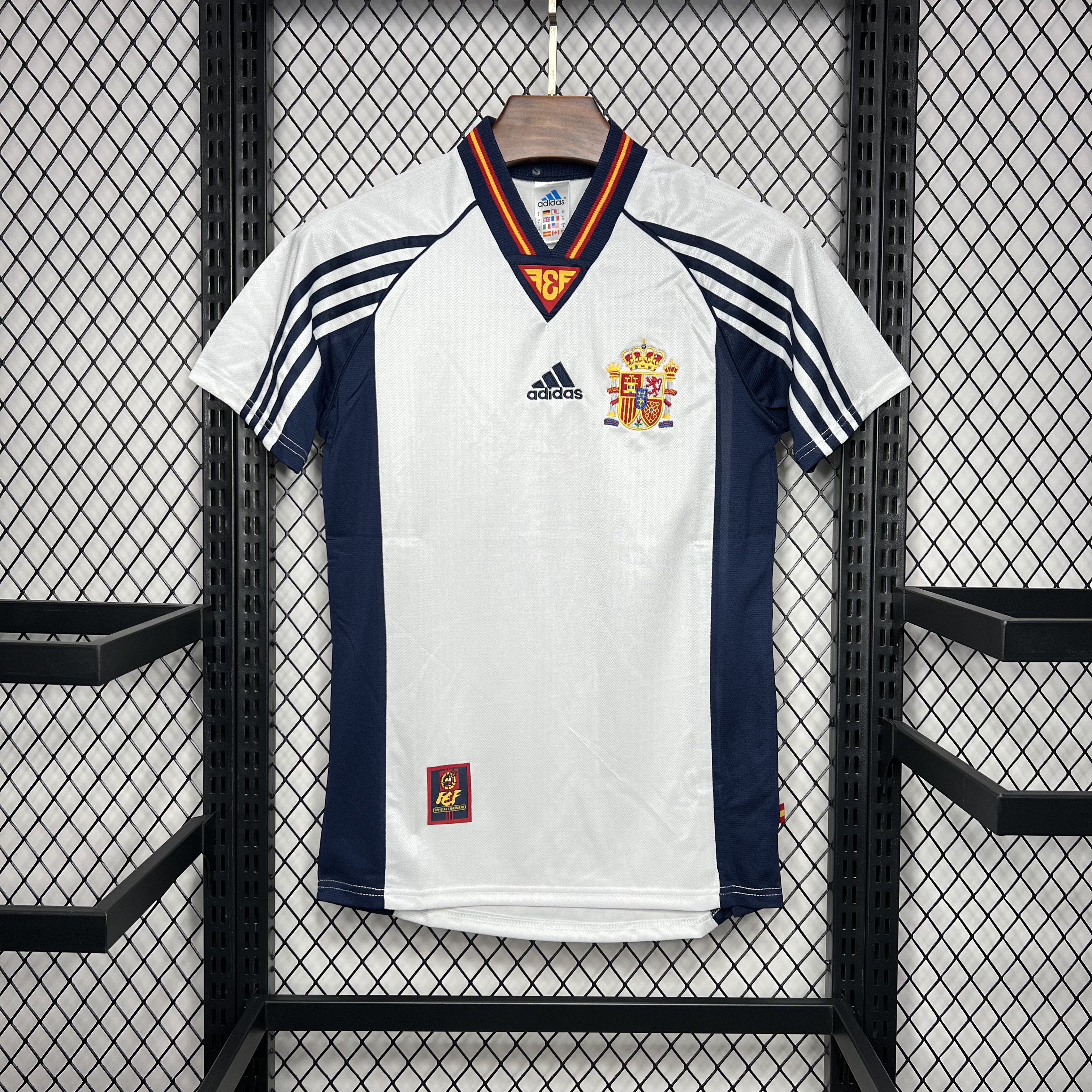 Retro Spain 1998 Away Jersey - UnitedFutballJersey