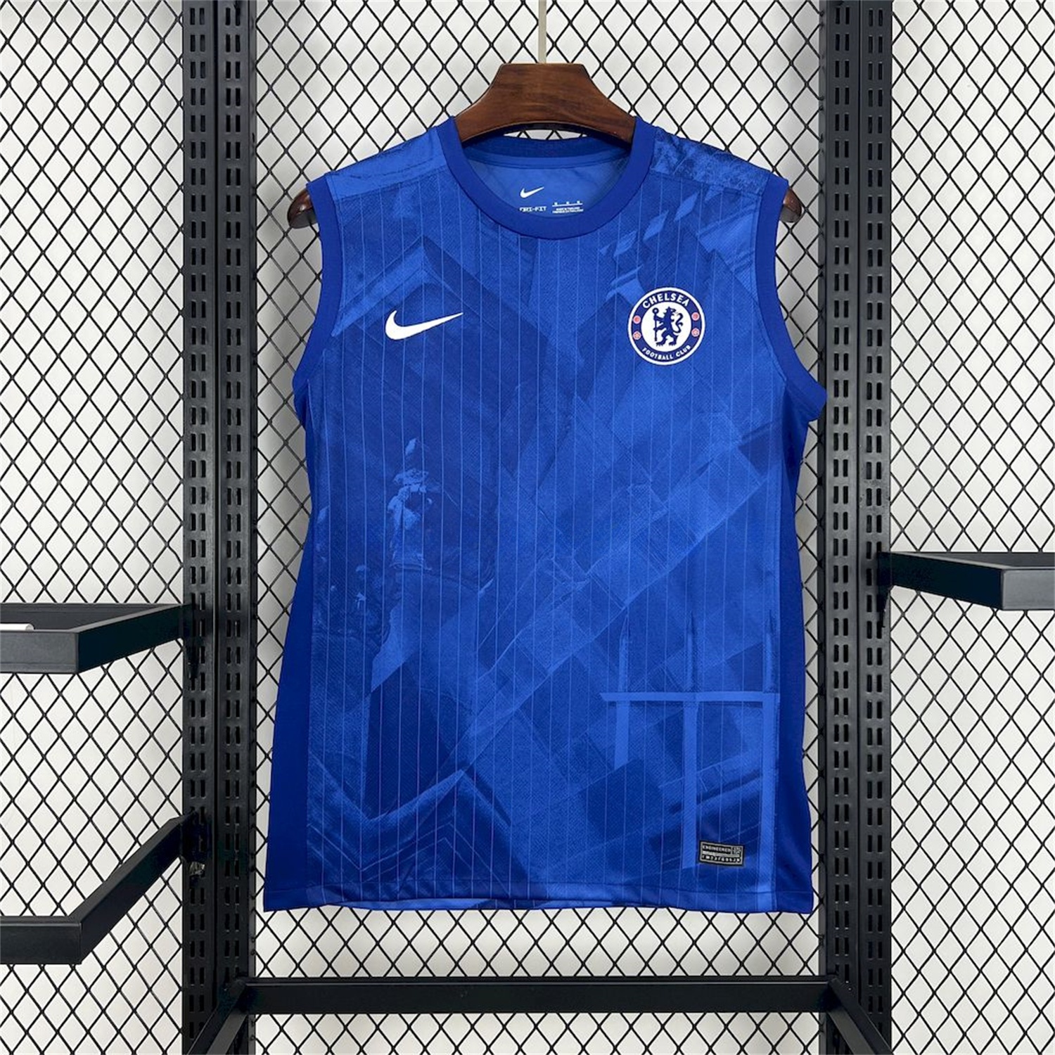 C.H.E.L.S.E.A 25-26 Blue Training Vest - Fans Version - UnitedFutballJersey