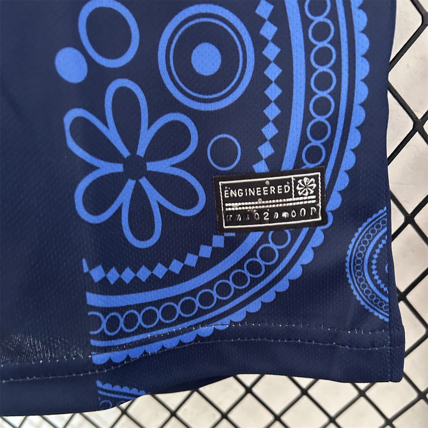 Barcelona 25-26 Paisley Patterns Blue Special Edition Jersey - Fans Version - UnitedFutballJersey