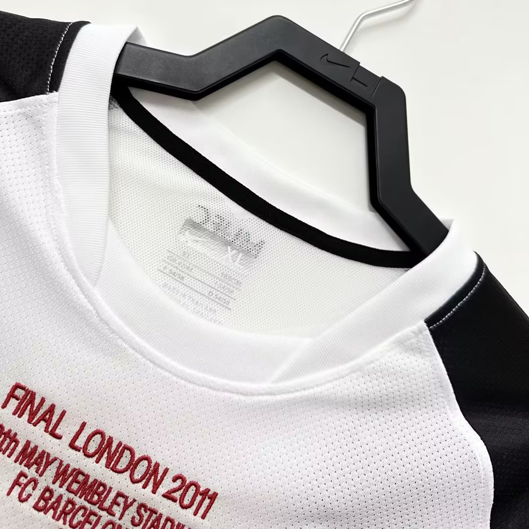 Manchester United Retro 10-11 Away Jersey - Champions League Final Version - UnitedFutballJersey