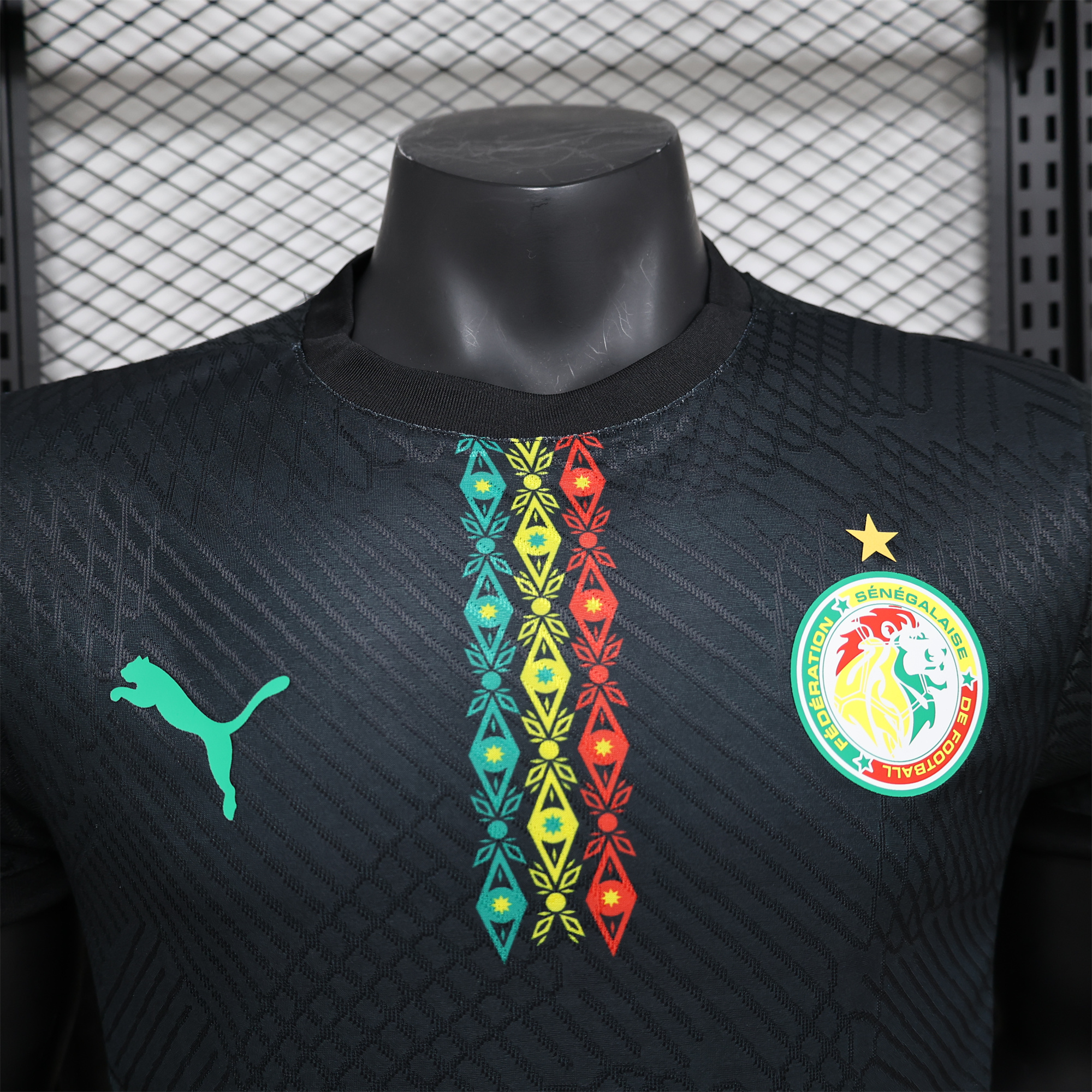 Senegal 2024-25 Black 2 Special Edition Jersey - Player Version - UnitedFutballJersey