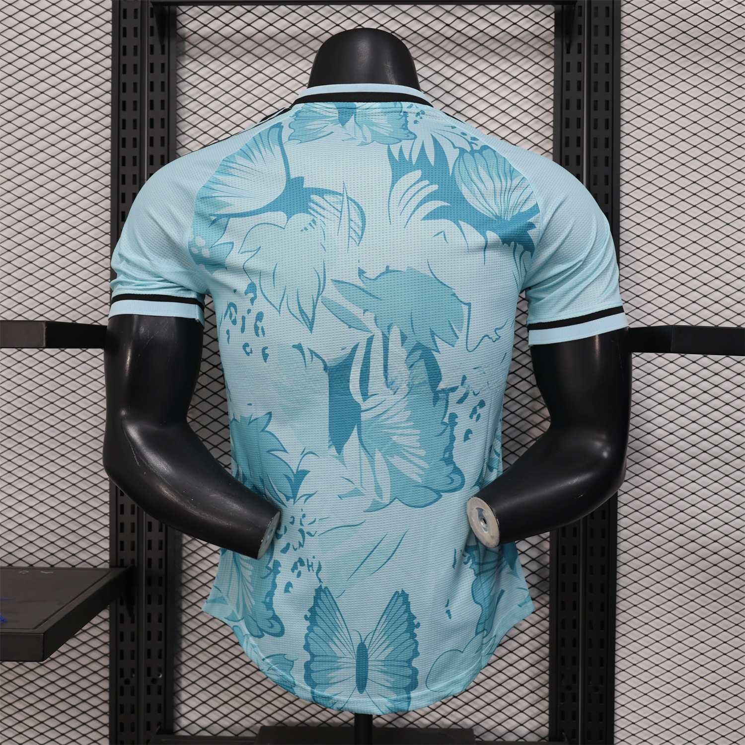 Algeria 25-26 Light Blue Flower Pattern Special Edition Jersey - Player Version - UnitedFutballJersey