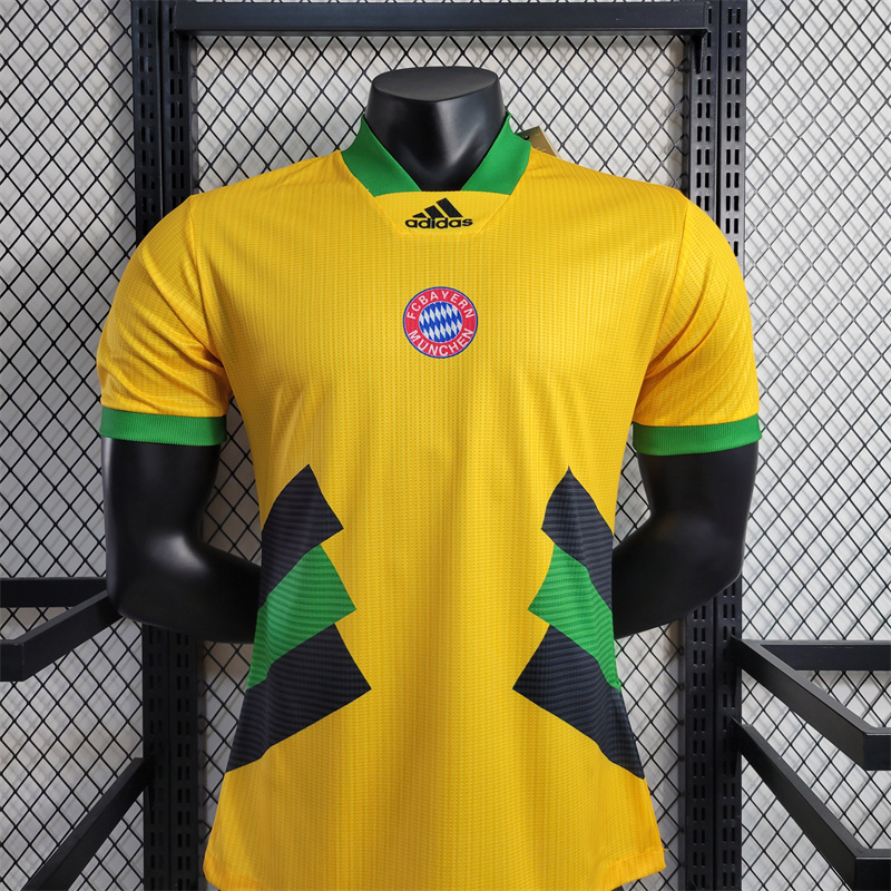 23/24 Bayern Munich Jersey Yellow Icon - Player Version - UnitedFutballJersey