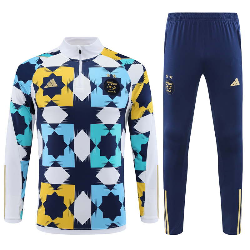 Algeria 23-24 Long Sleeve Training Set -Camouflage - UnitedFutballJersey