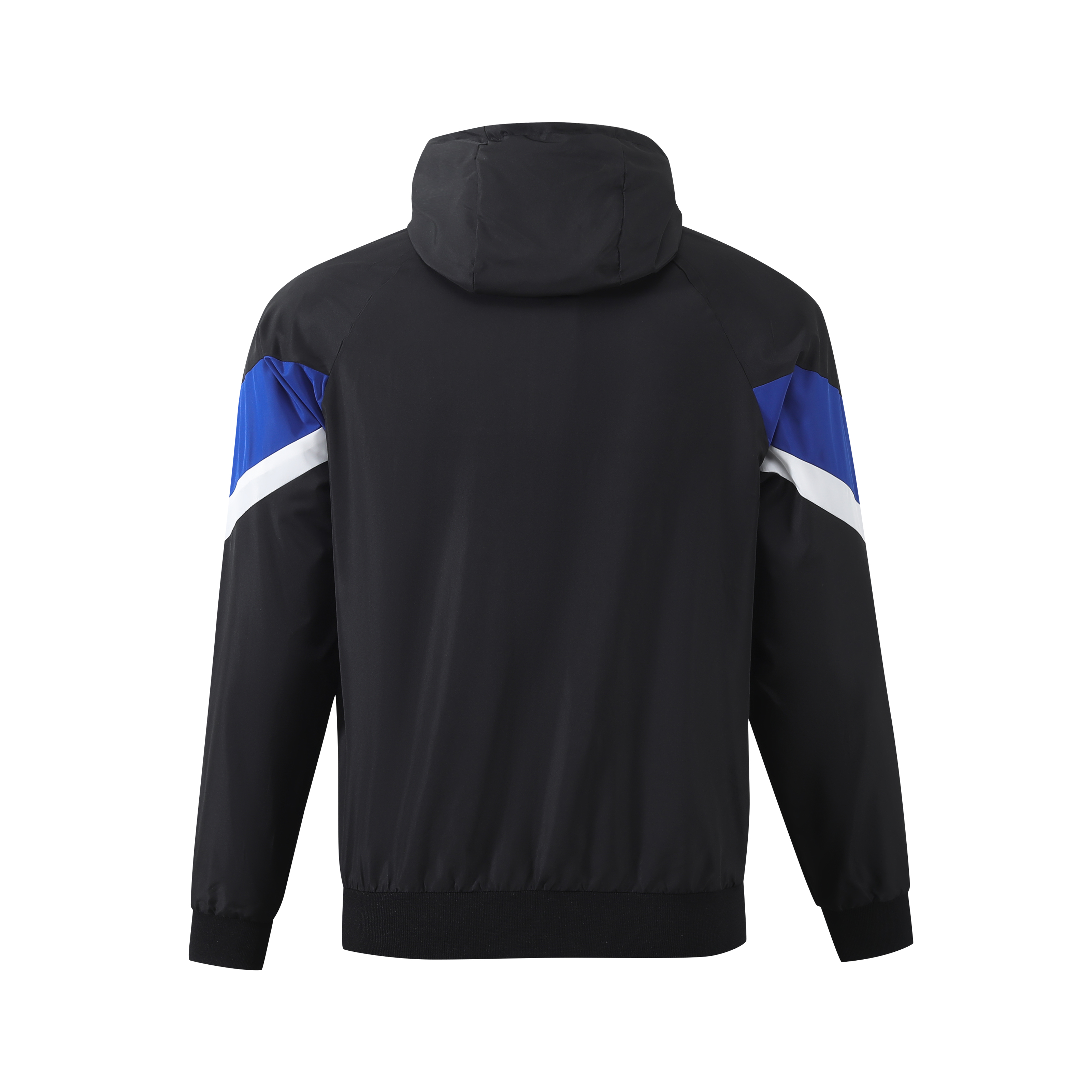 Inter Milan 24-25 Blue & Black Hooded Windbreaker - Player Version - UnitedFutballJersey