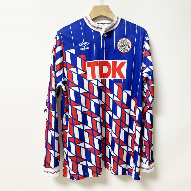 Retro Ajax 1990 Away Long Sleeve Jersey - UnitedFutballJersey