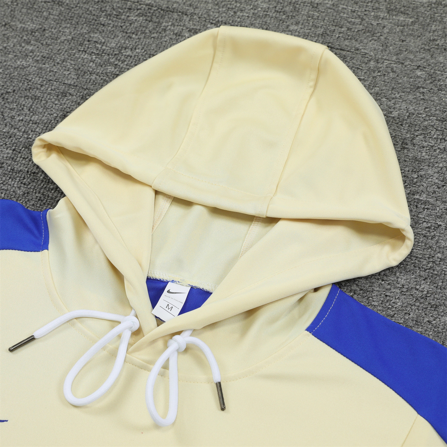 Inter Milan 24-25 Training Hoodie Set - Yellow Hoodie and Blue - Gray Pants - UnitedFutballJersey