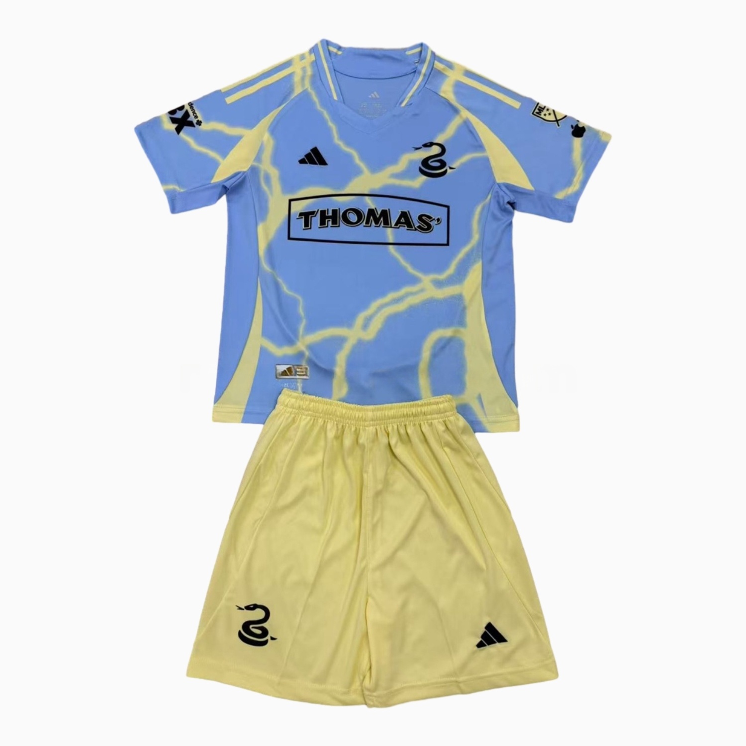 Philadelphia Union 2025 Away Men's Adult Jersey Set - Fans Version - UnitedFutballJersey