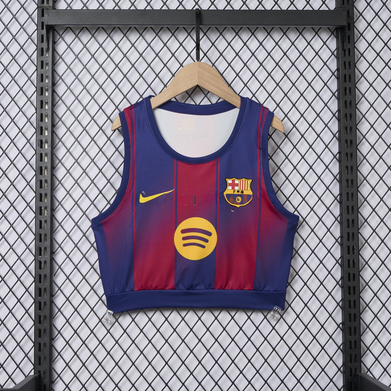 Women's B.A.R.S.A 25-26 Home Yoga Vest - UnitedFutballJersey