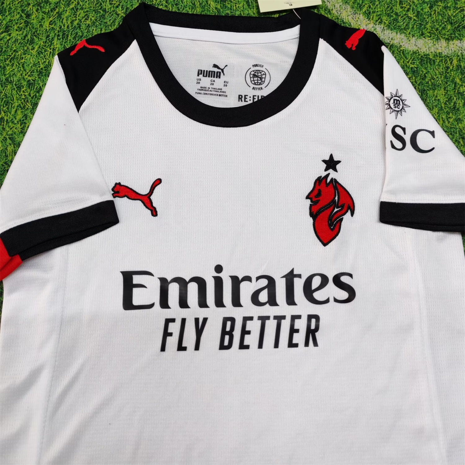 AC Milan 25-26 Away White Kids Kit - UnitedFutballJersey