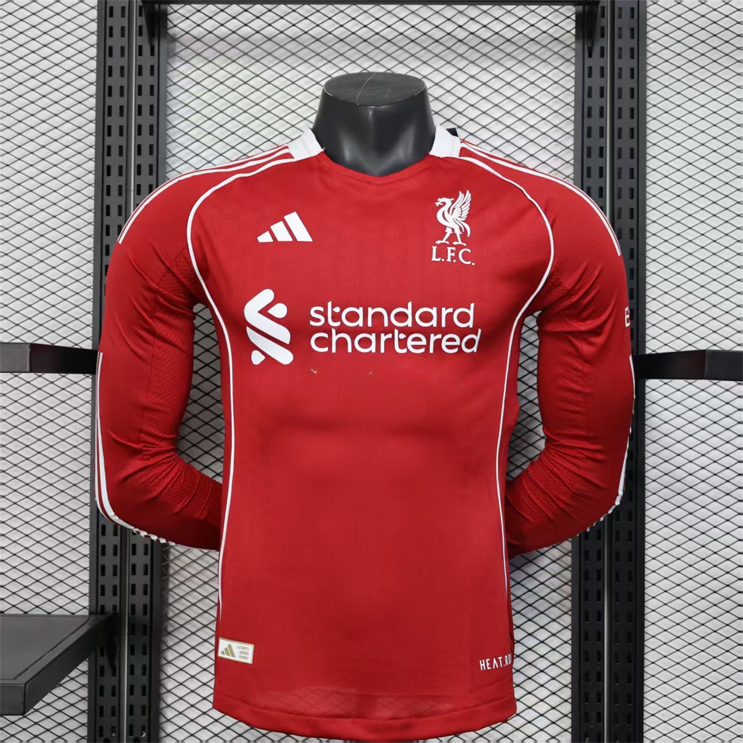 Liver.pool 25-26 Home Long Sleeves Jersey - Player Version - UnitedFutballJersey