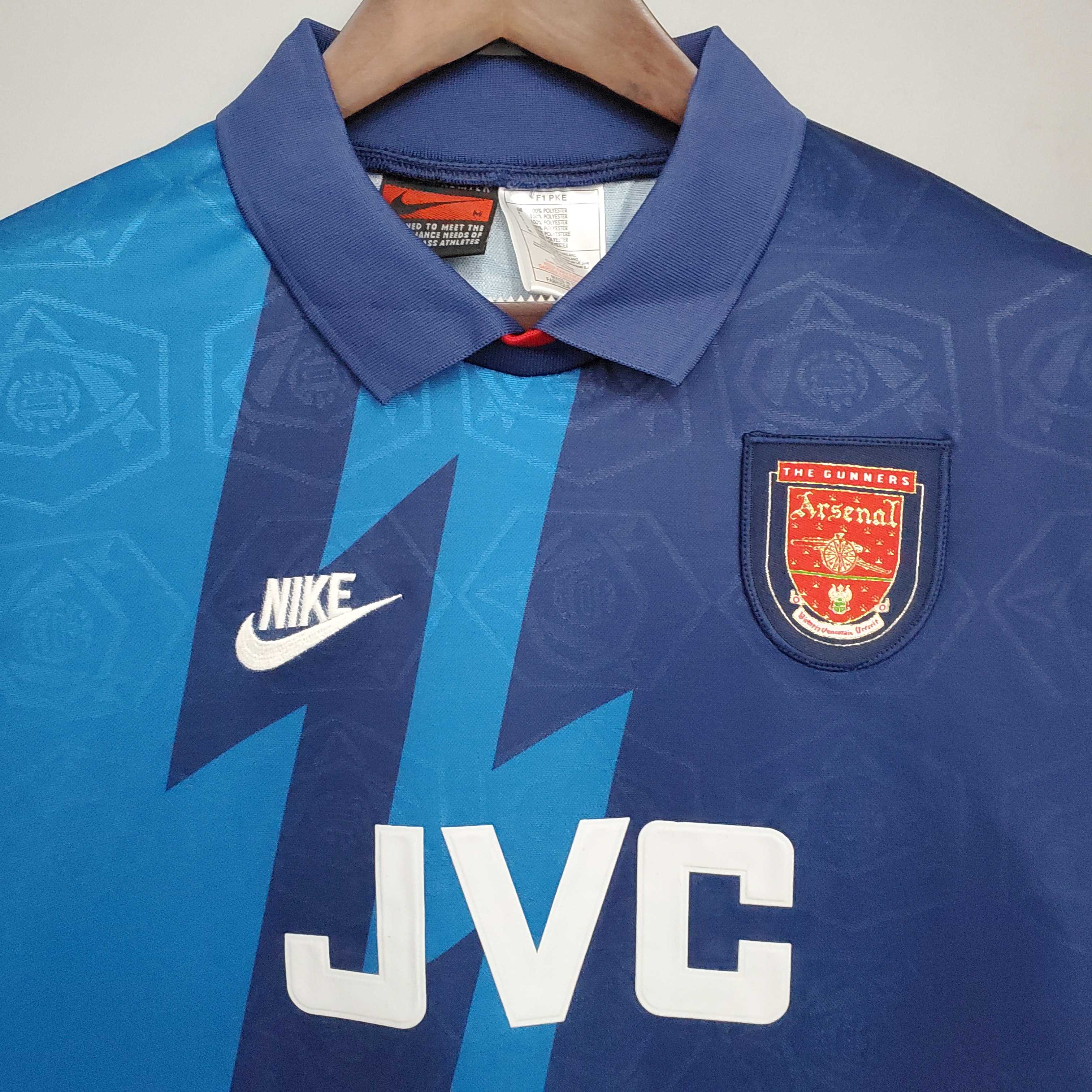 Retro Arsenal 95-96 Away Stadium Jersey - UnitedFutballJersey