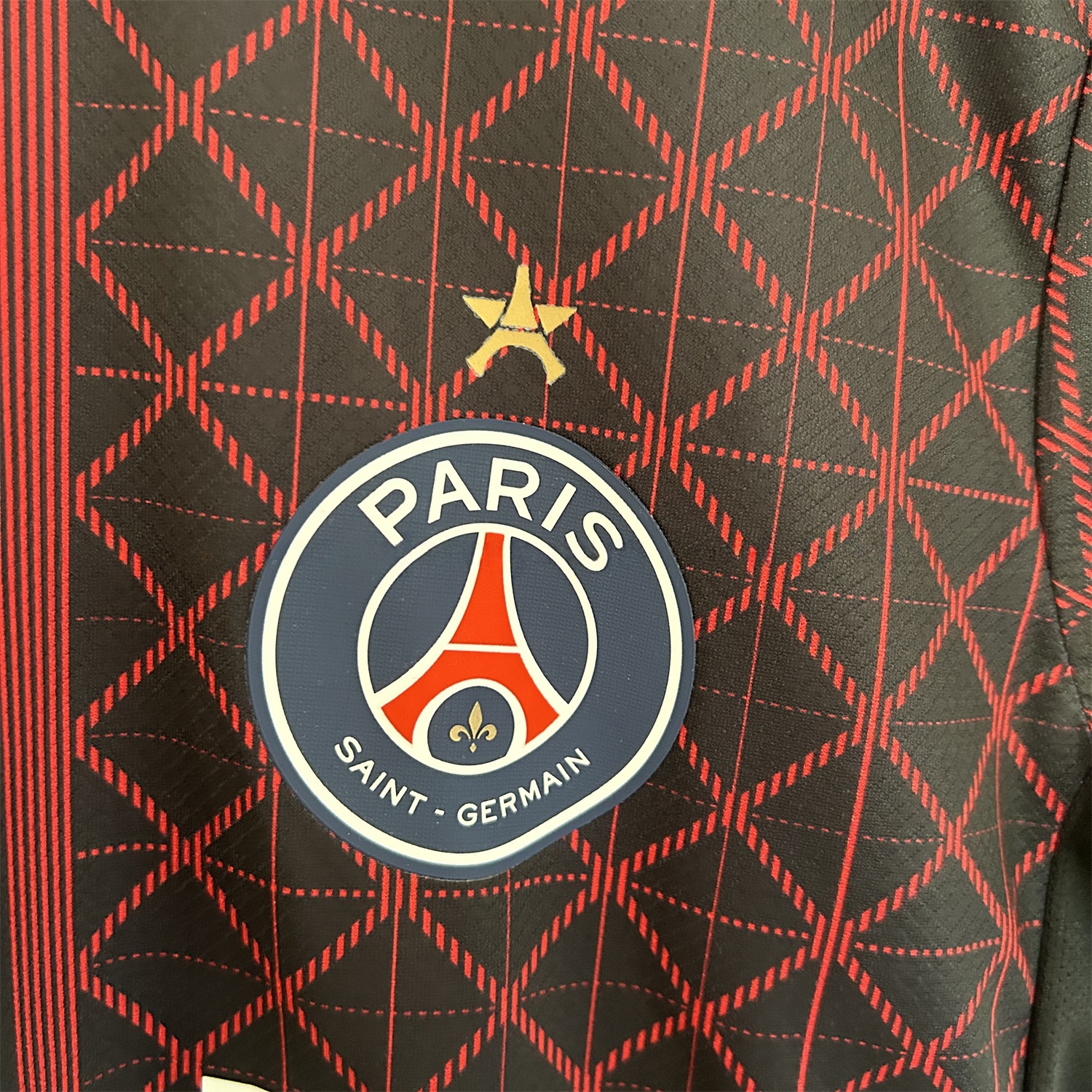 Paris Saint-Germain PSG 25-26 Red Pre-Match Training Jersey - Fans Version - UnitedFutballJersey