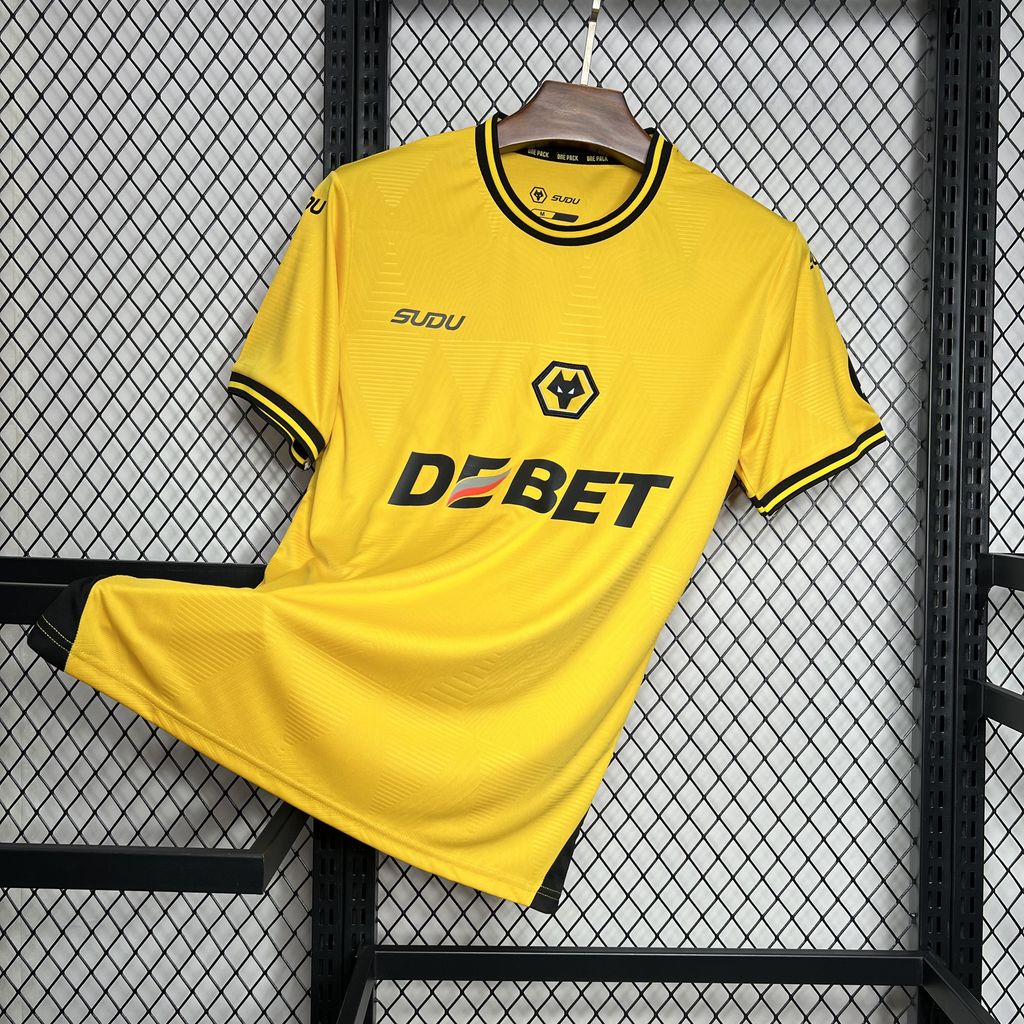 Wolverhampton Wanderers Wolves 24-25 Home Jersey - Fans Version - UnitedFutballJersey