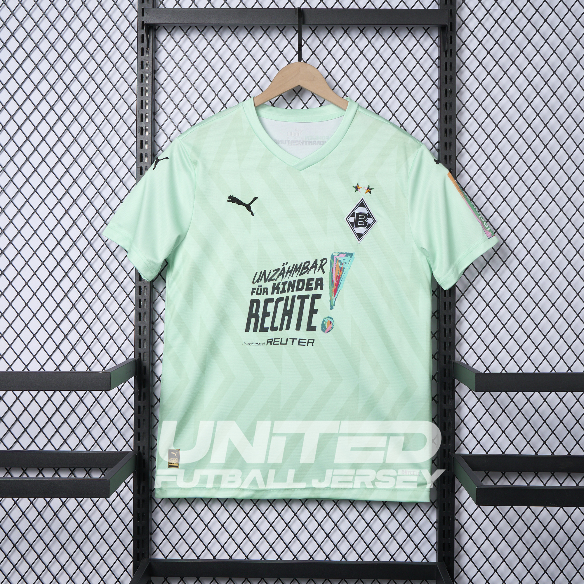 Borussia Mönchengladbach 24-25 World Children's Day Special Jersey - Fans Version - UnitedFutballJersey