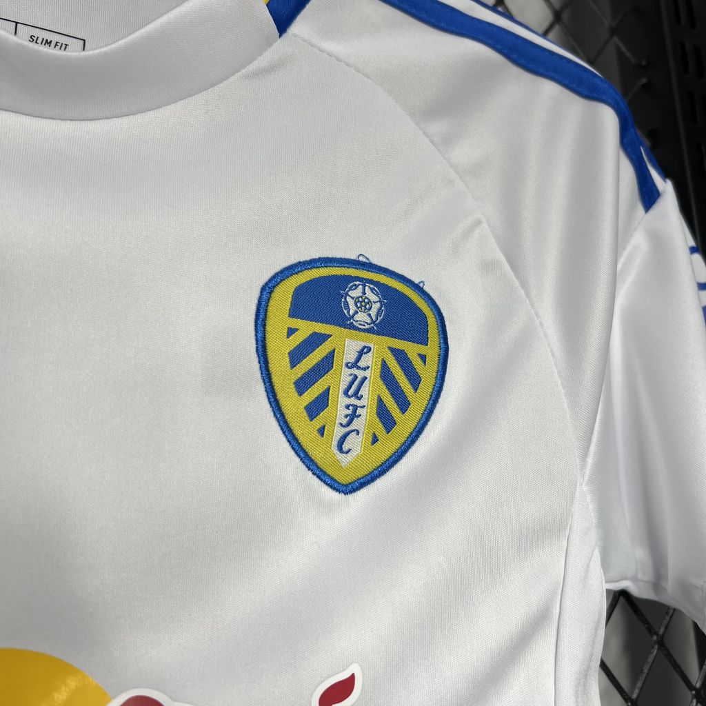 Leeds United 24-25 Home Stadium Kids Kit - UnitedFutballJersey