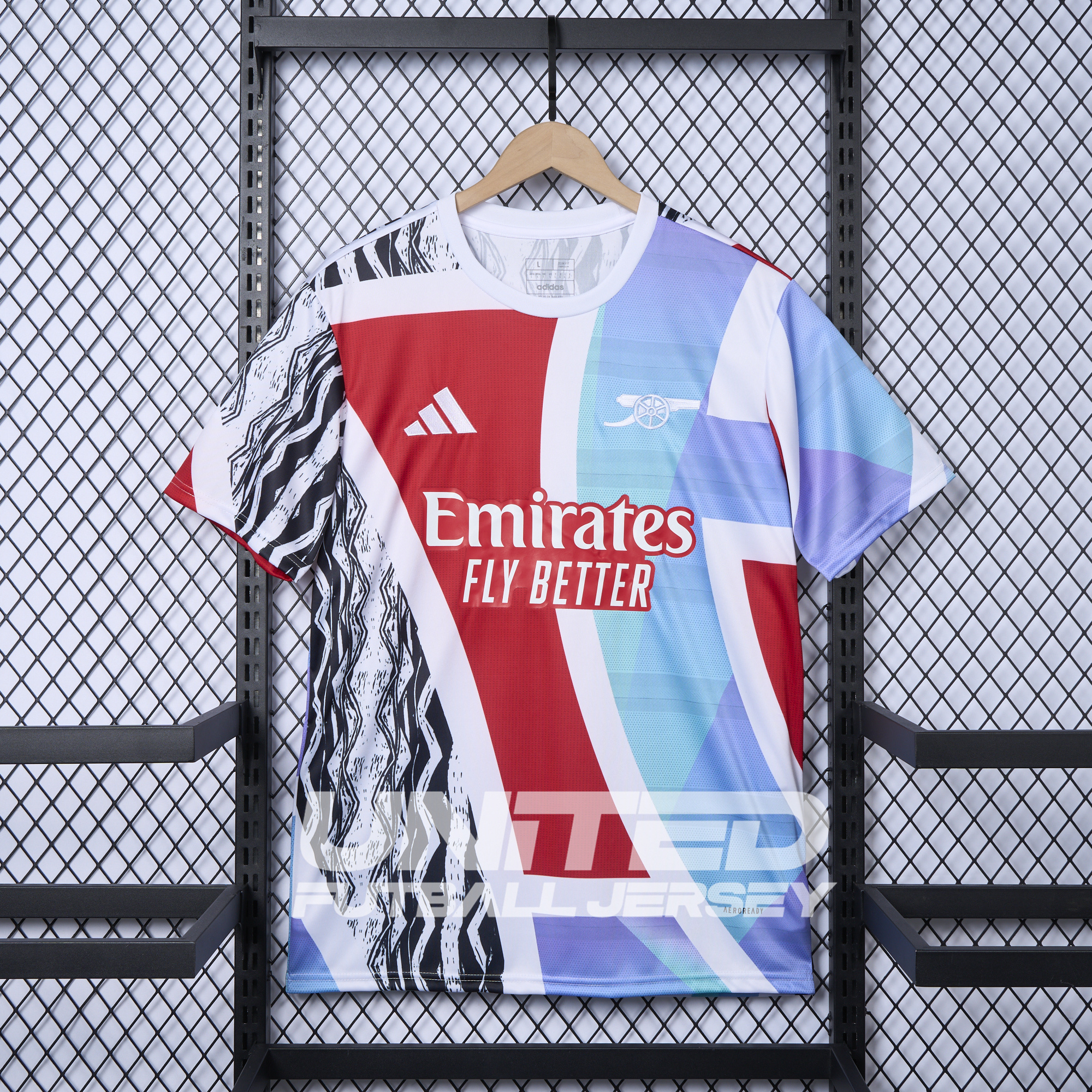 Arsenal 24-25 Pre-Match Training Jersey - Fans Version - UnitedFutballJersey
