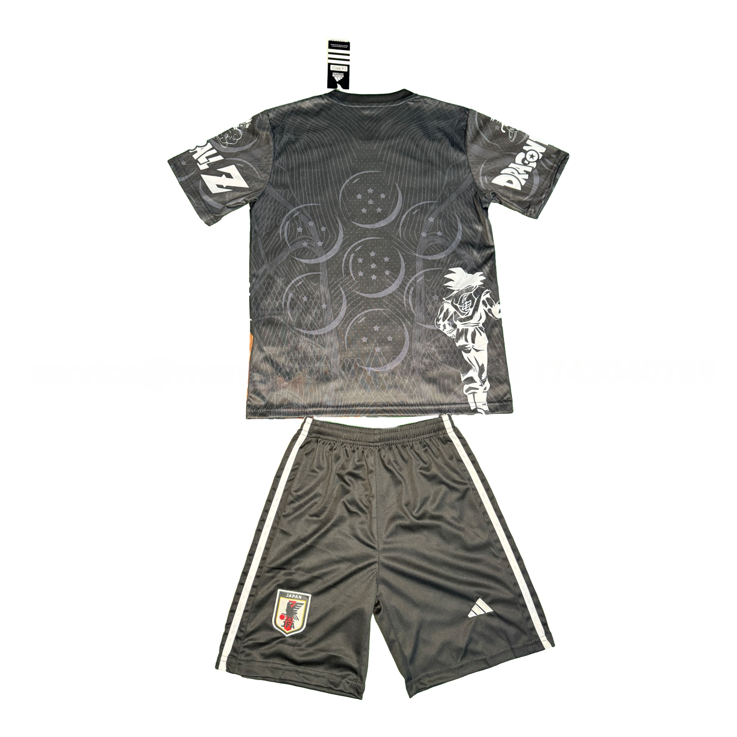 Japan 25-26 Vegetto Black Special Kids Kit - UnitedFutballJersey