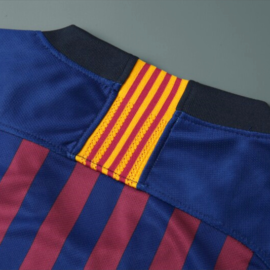 Retro Barcelona 18-19 Home Stadium Jersey - UnitedFutballJersey