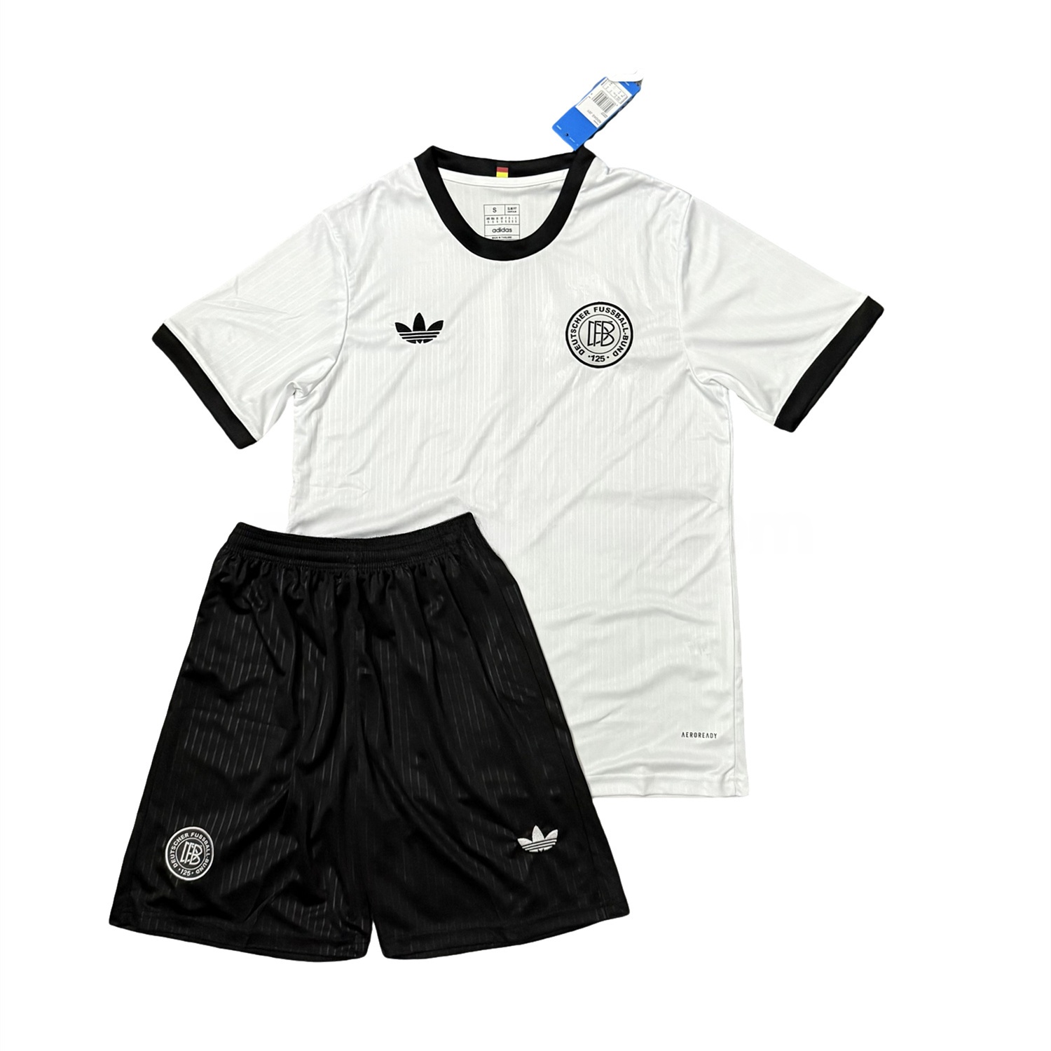 Germany 2025 125-Year Anniversary White Men's Adult Jersey Set - Fans Version - UnitedFutballJersey