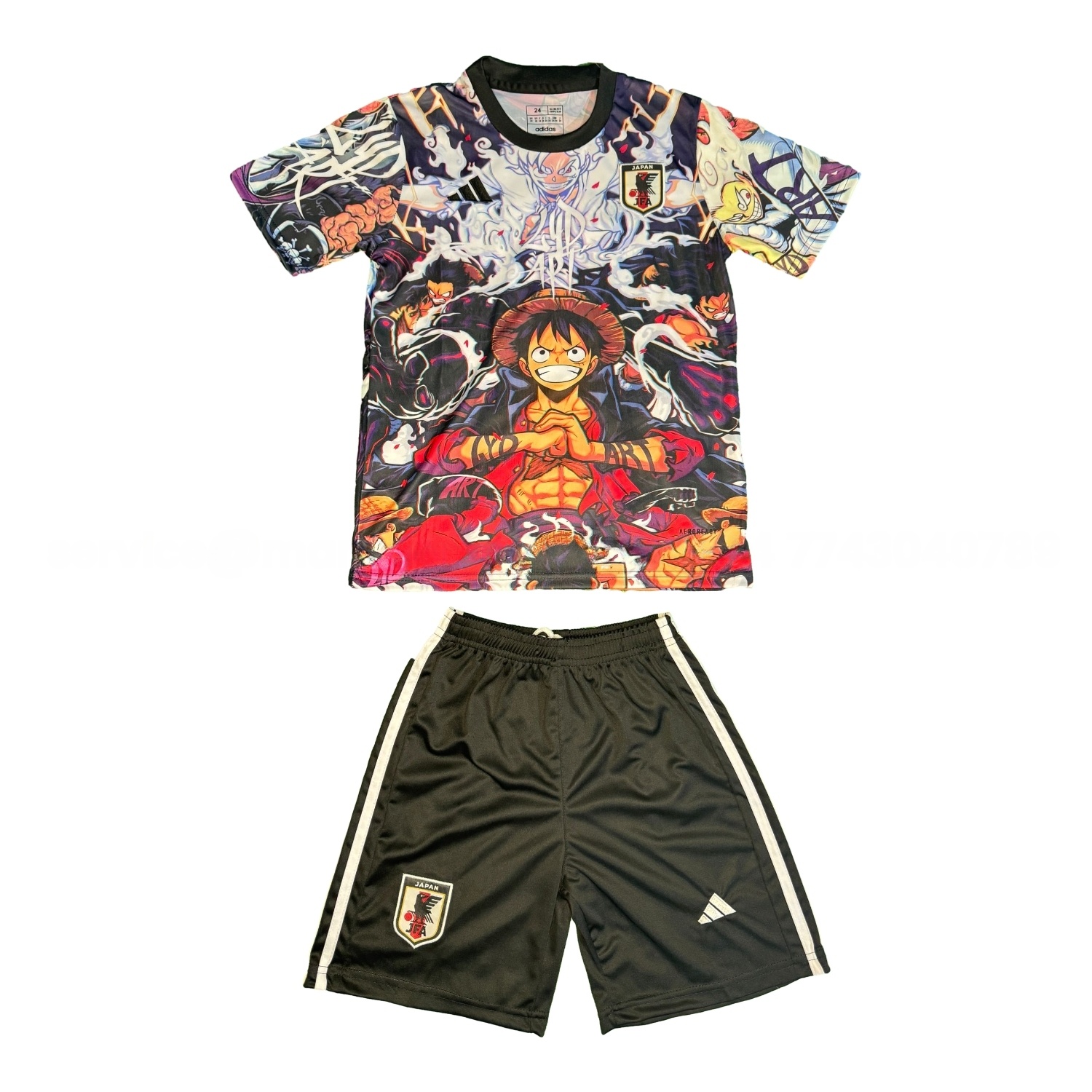 Japan 25-26 Luffy And Nika Special Kids Kit - UnitedFutballJersey