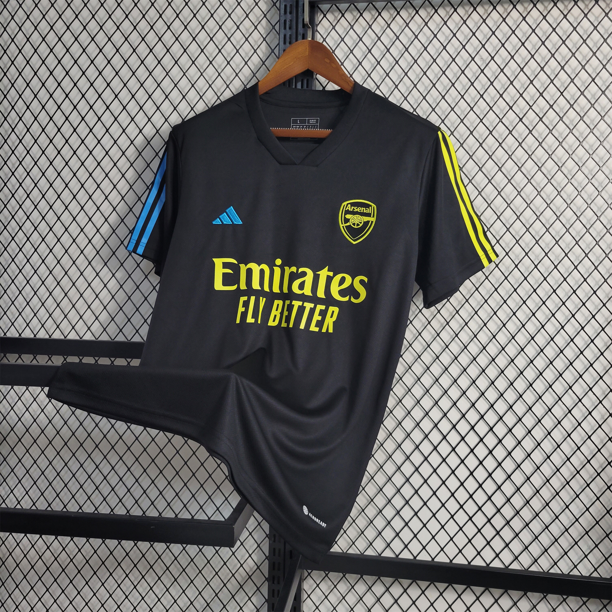 Arsenal Black 23/24 Training Shirt - Fans Version - UnitedFutballJersey