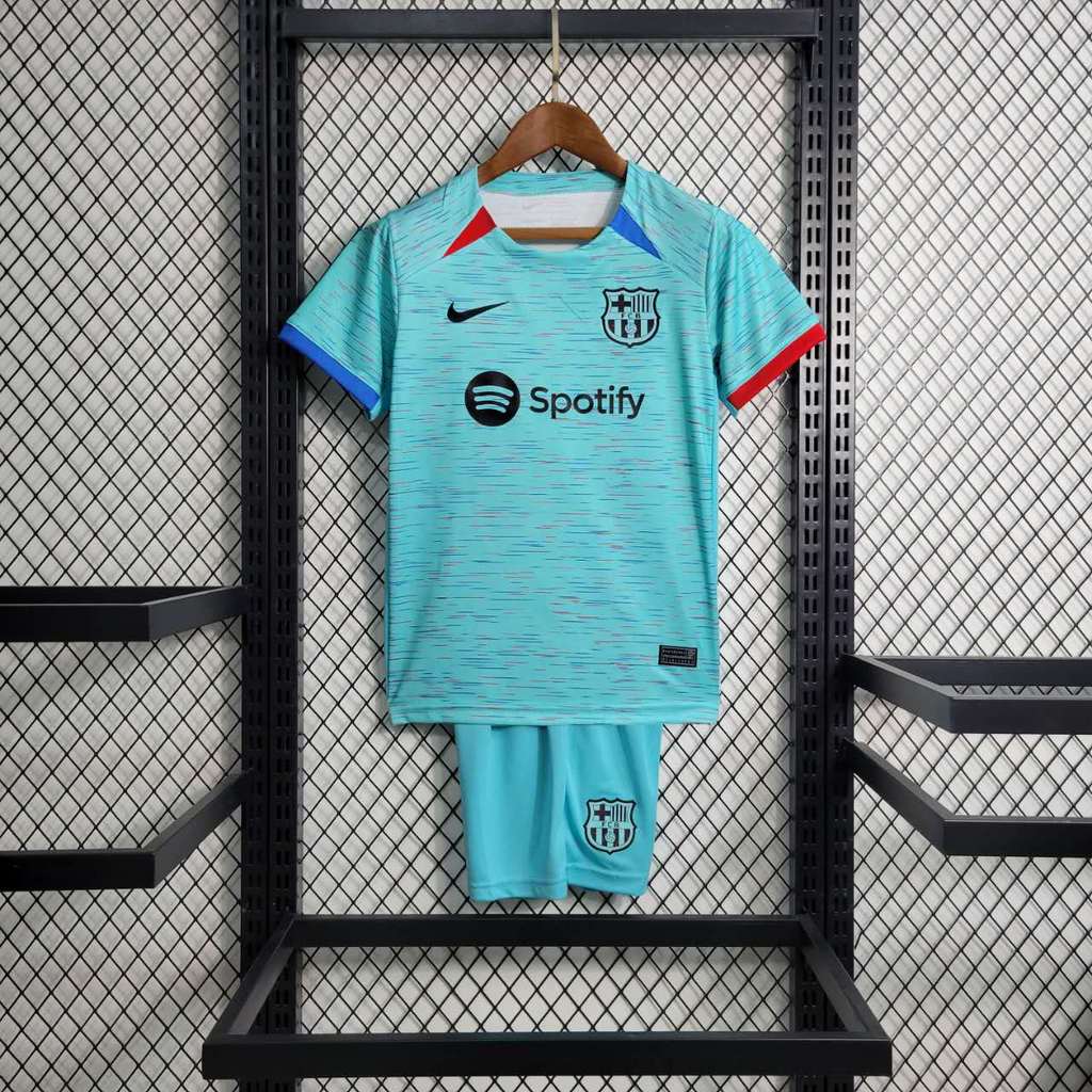 B.A.R.S.A 23-24 Third Kids Kit - UnitedFutballJersey