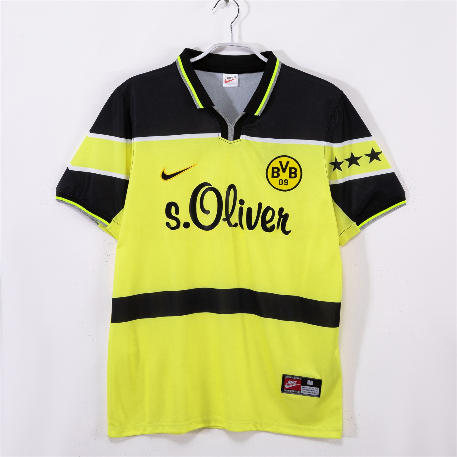 Retro Dortmund 1997-98 Home Jersey - UnitedFutballJersey