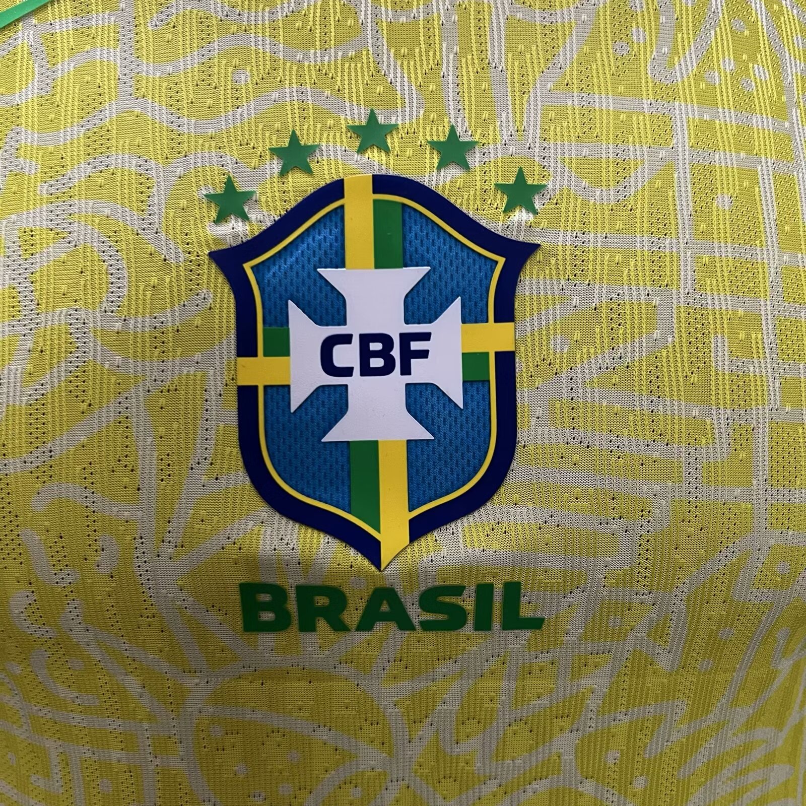 Brazil 2024 Home Long Sleeve Stadium Jersey - Player Version - UnitedFutballJersey