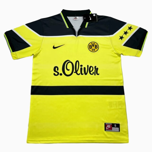 Retro Dortmund 1997-98 Home Stadium Jersey - UnitedFutballJersey