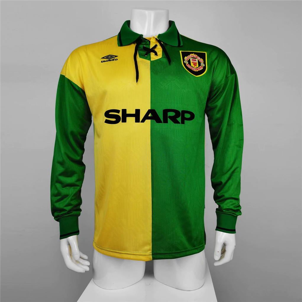 Manchester United Retro 92-94 Third Away Long Sleeve Jersey - UnitedFutballJersey