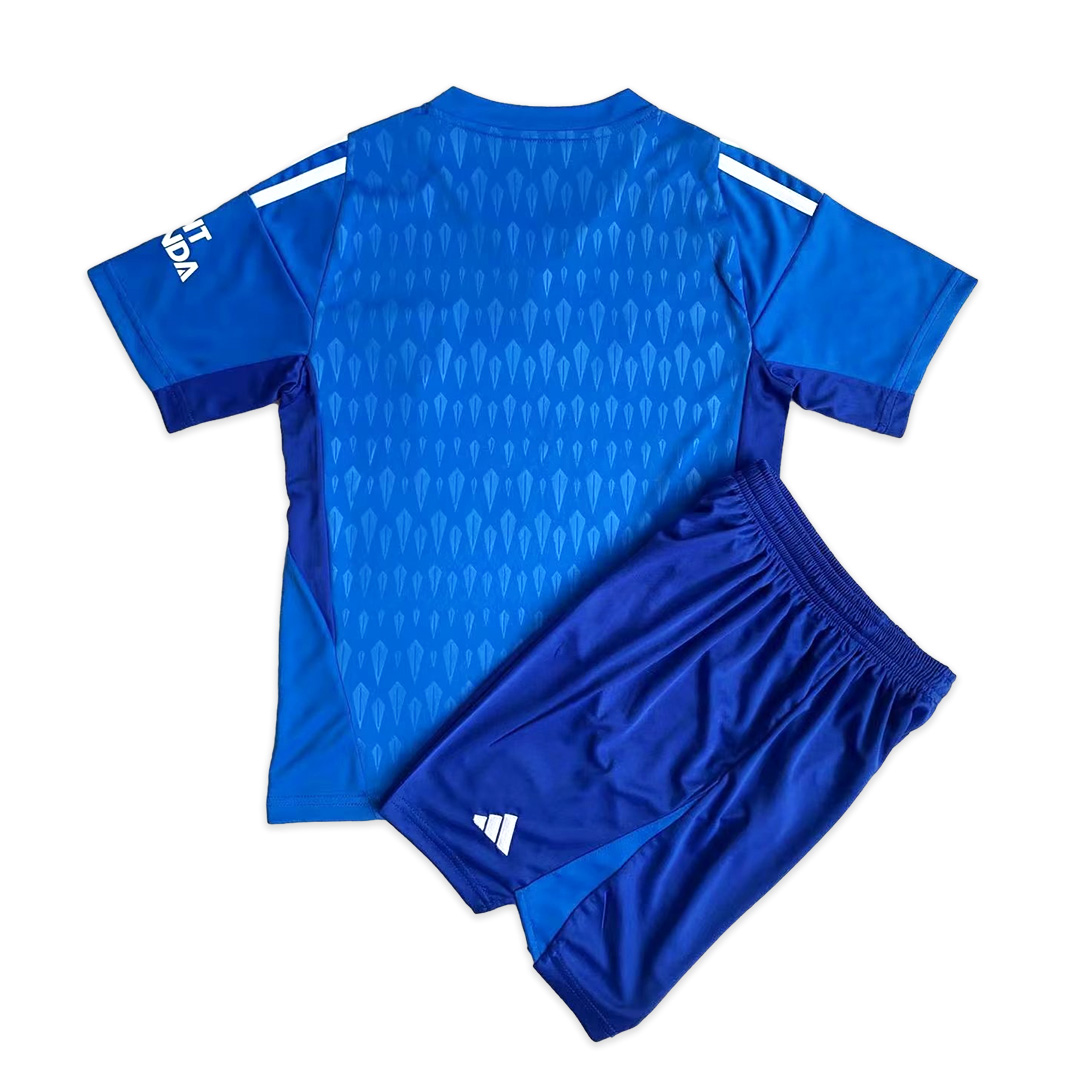 Arsenal 23-24 Blue Goalkeeper Men's Adult Jersey Set - Fans Version - UnitedFutballJersey
