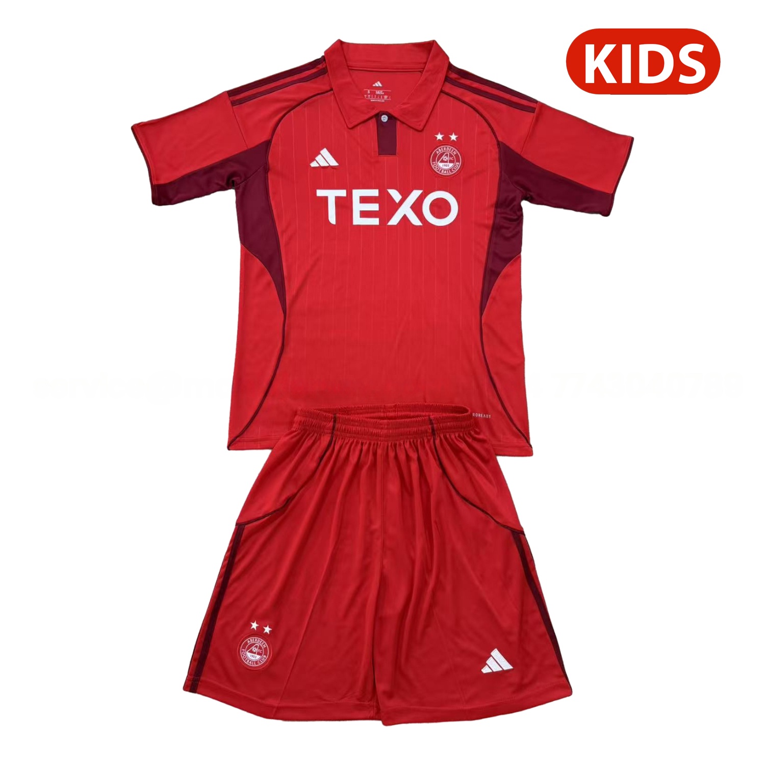Aberdeen 25-26 Home Kids Kit - UnitedFutballJersey