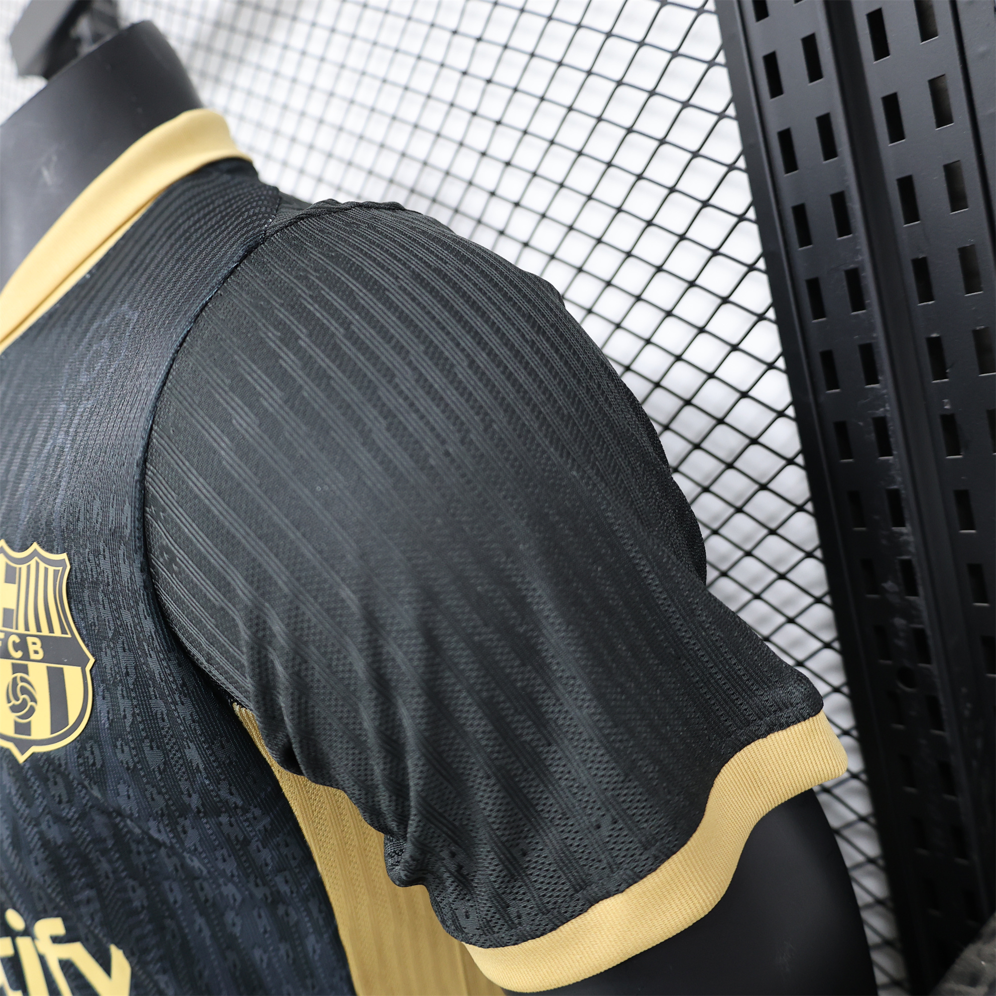 B.A.R.S.A 24-25 Black Gold Special Edition Jersey - Player Version - UnitedFutballJersey