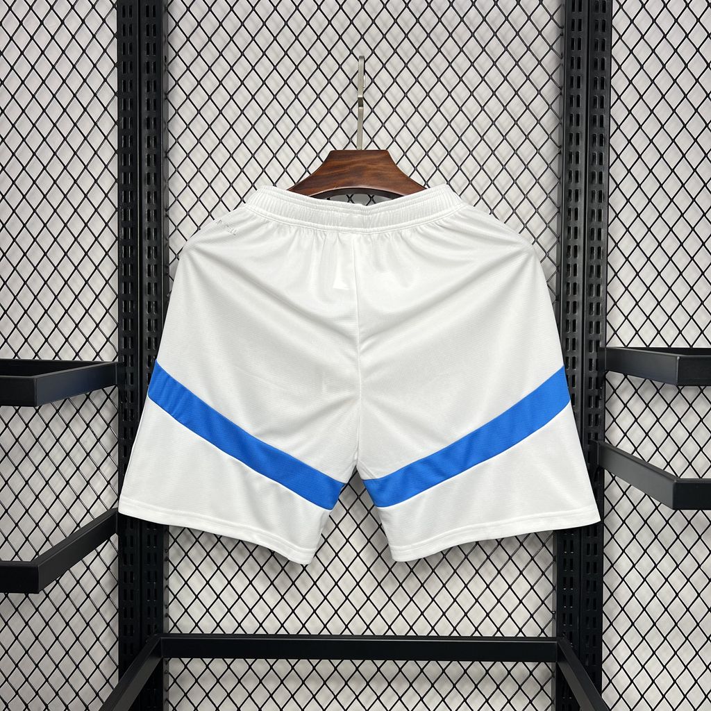 Marseille 24-25 Home Stadium Shorts - Fans Version - UnitedFutballJersey