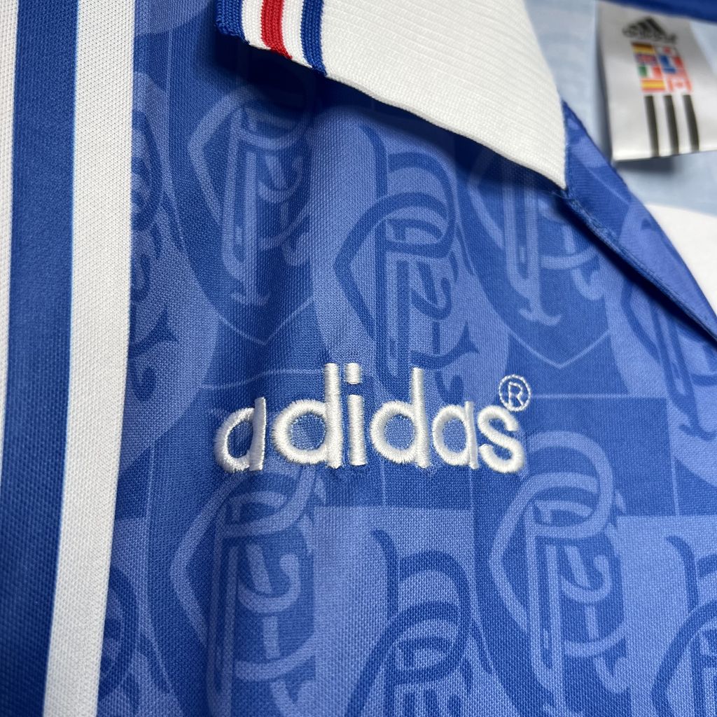 Retro Glasgow Rangers 1996-97 Home Stadium Jersey - UnitedFutballJersey