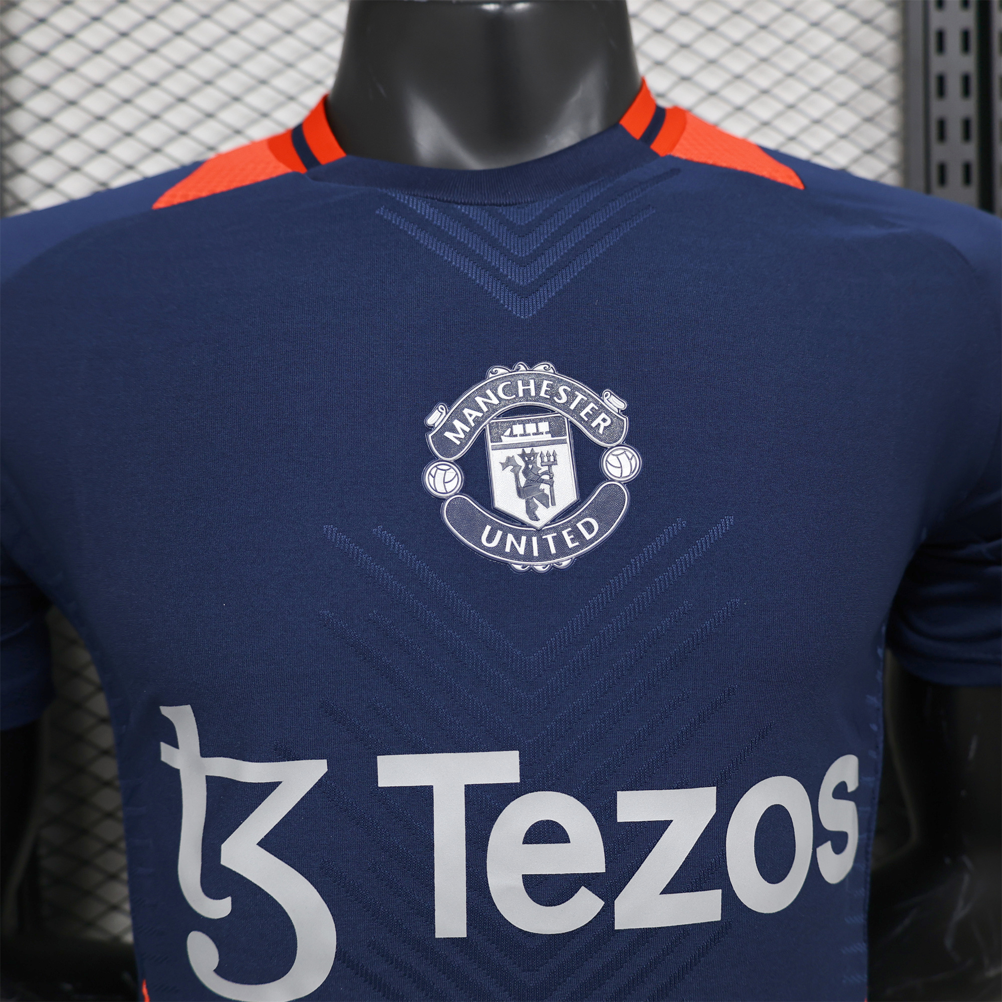 Manchester United 24-25 Blue Pre-match Training Jersey - Player Version - UnitedFutballJersey
