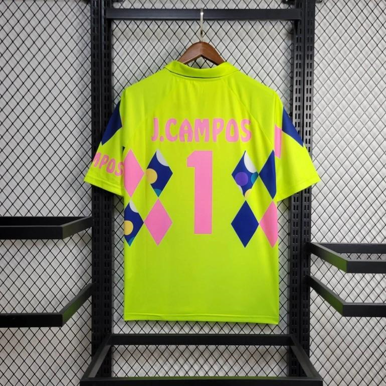 Retro Mexico 1992-93 Goalkeeper Green Jersey - UnitedFutballJersey