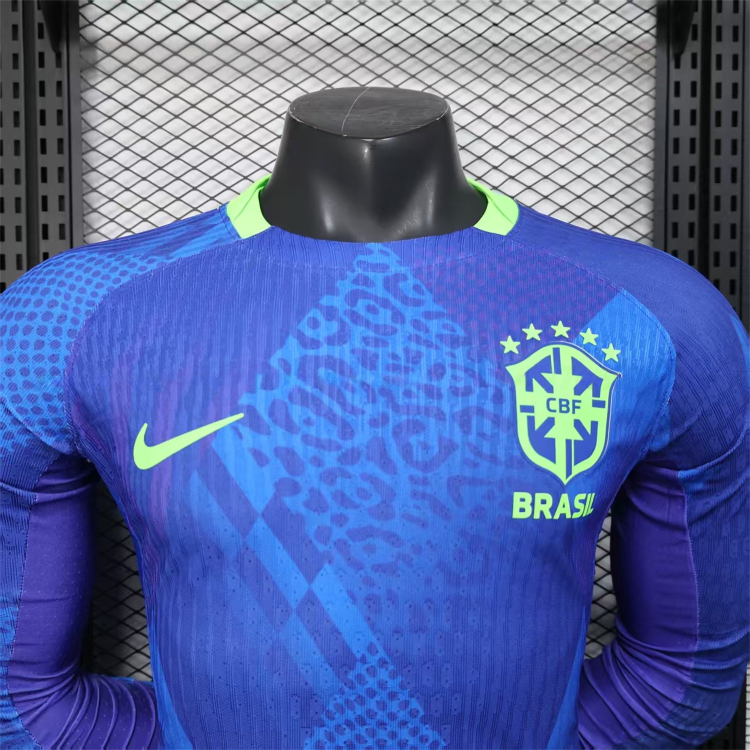 Brazil 2025 Women's Team Away Long Sleeves Jersey - Men's Player Version - UnitedFutballJersey