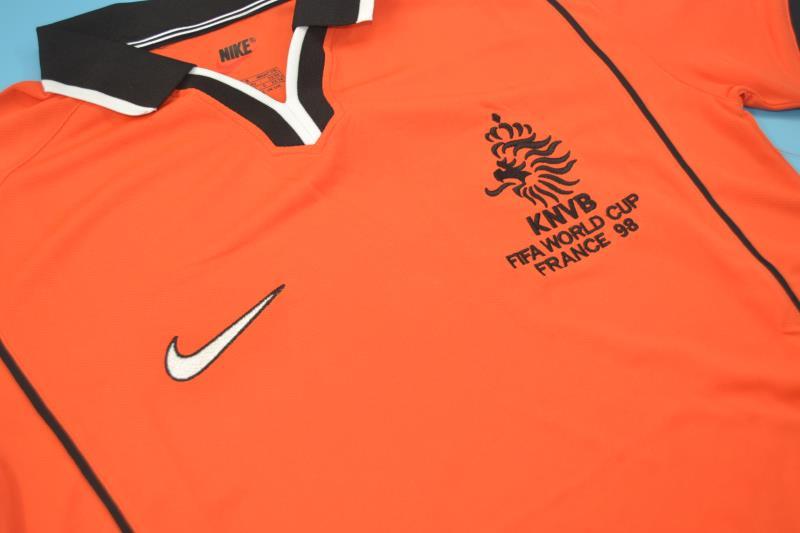Retro Netherlands 1998 Home Stadium Jersey - UnitedFutballJersey