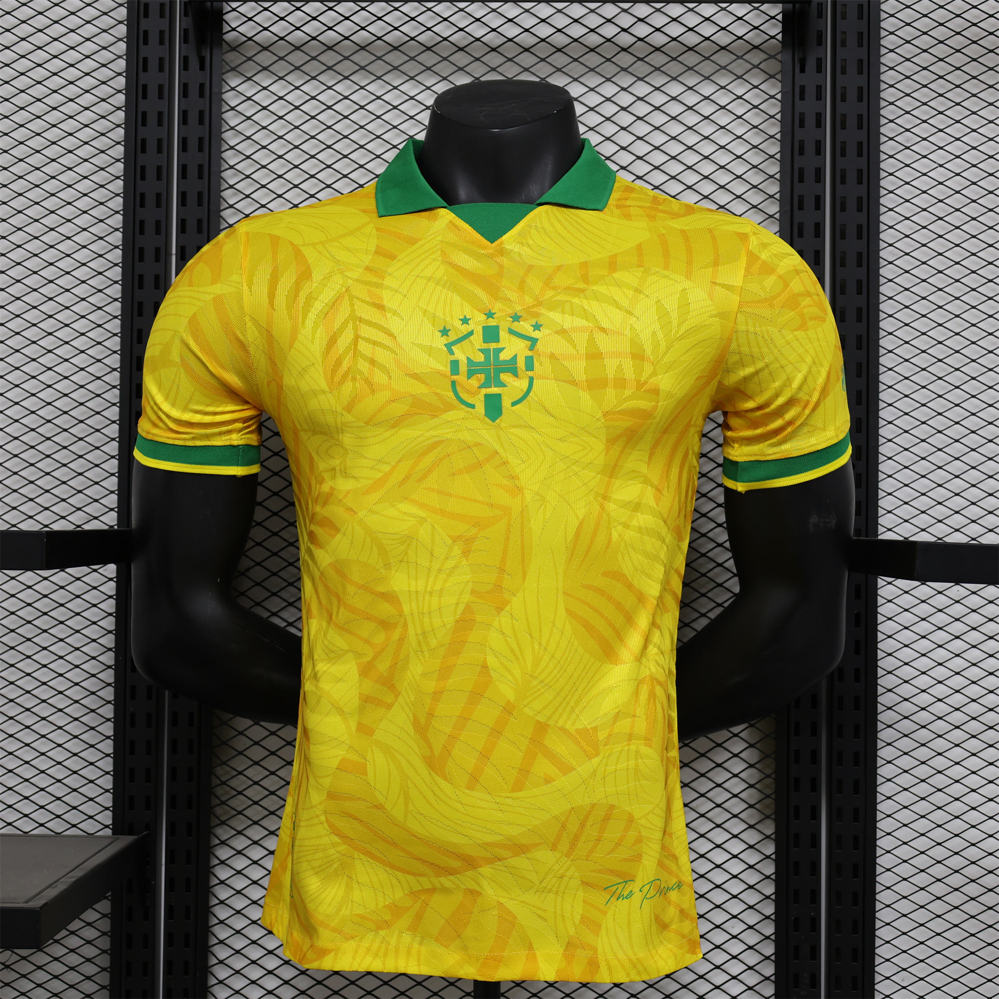Brazil 2024-25 COMMA Neymar Jersey - Player Version - UnitedFutballJersey