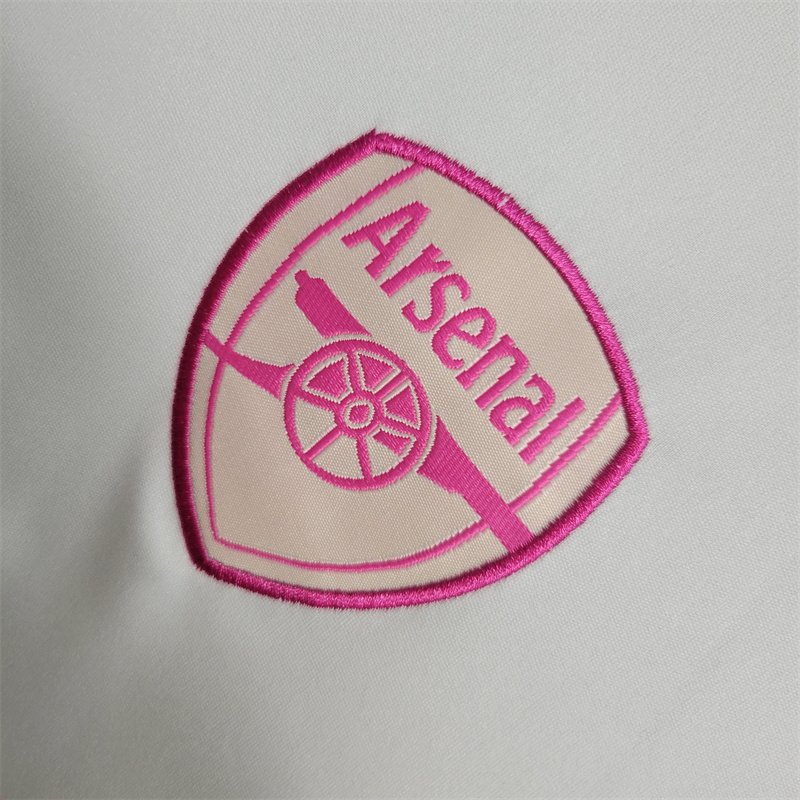 Arsenal 23/24 White Training Jersey - Fans Version - UnitedFutballJersey