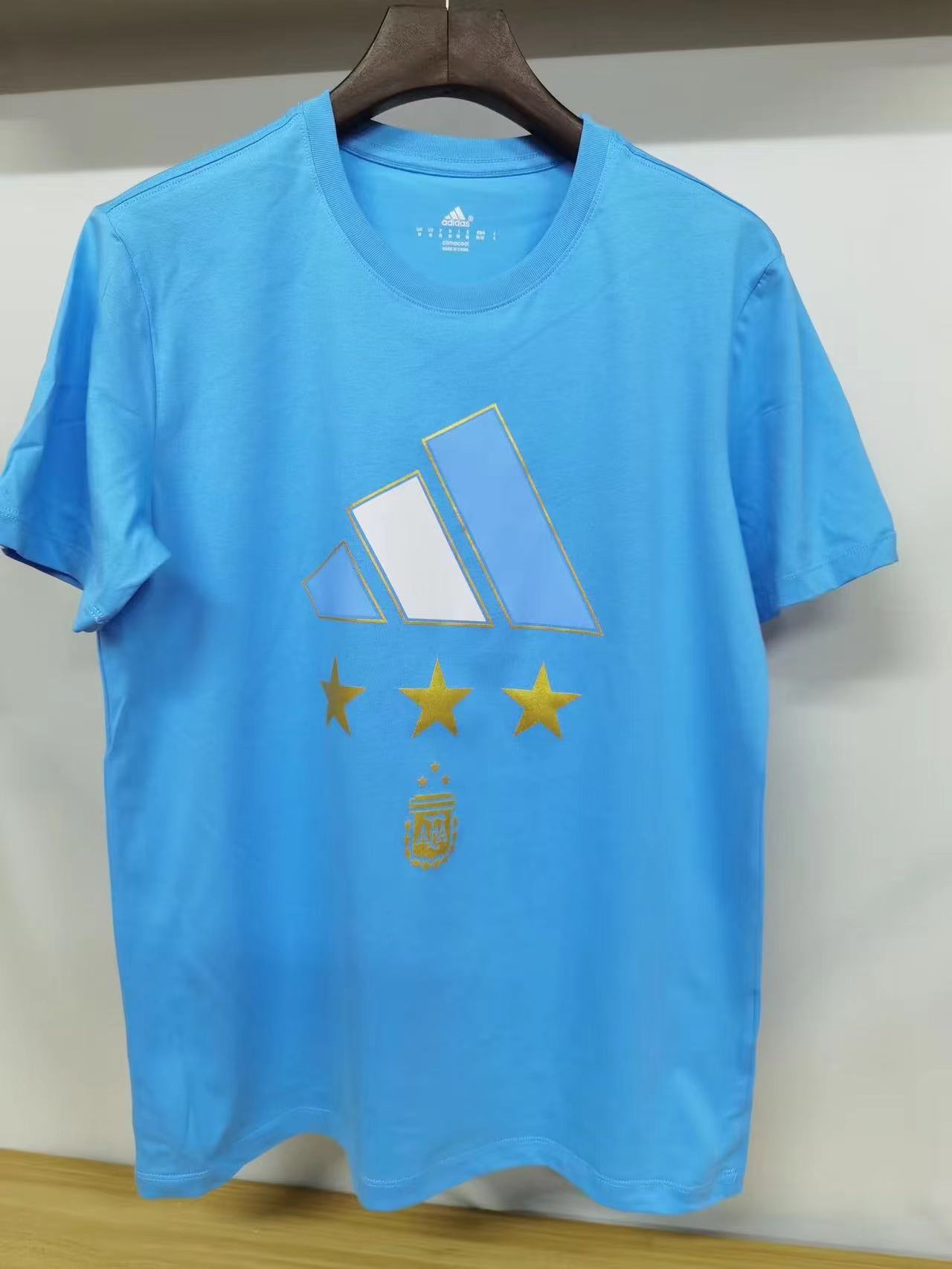 Three Star Argentina Champion Shirt 2022 World Cup - UnitedFutballJersey