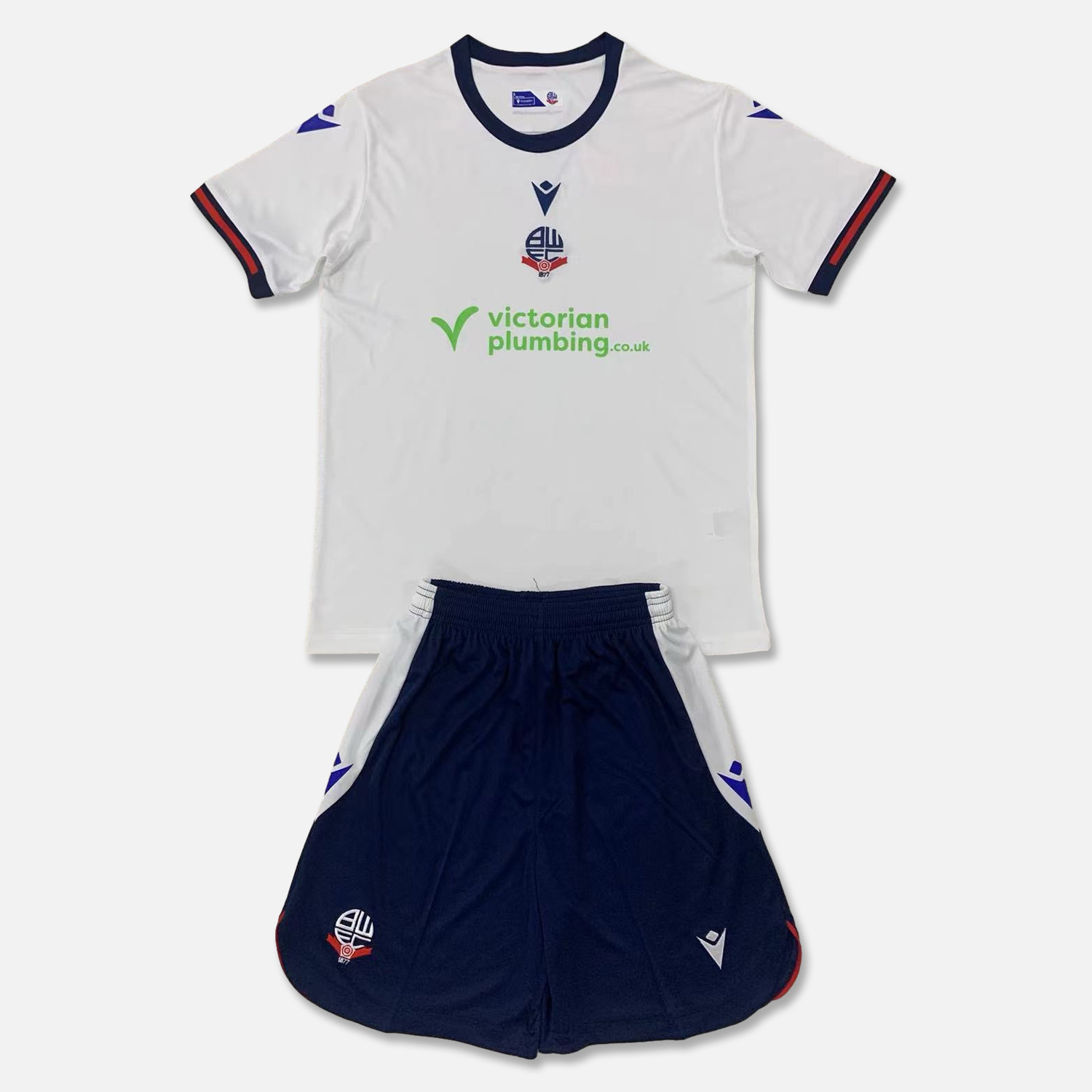Bolton Wanderers 24-25 Home Kids Kit - UnitedFutballJersey